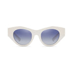Betty’s Retro Shades Marilyn sunglasses in white with grey gradient lenses