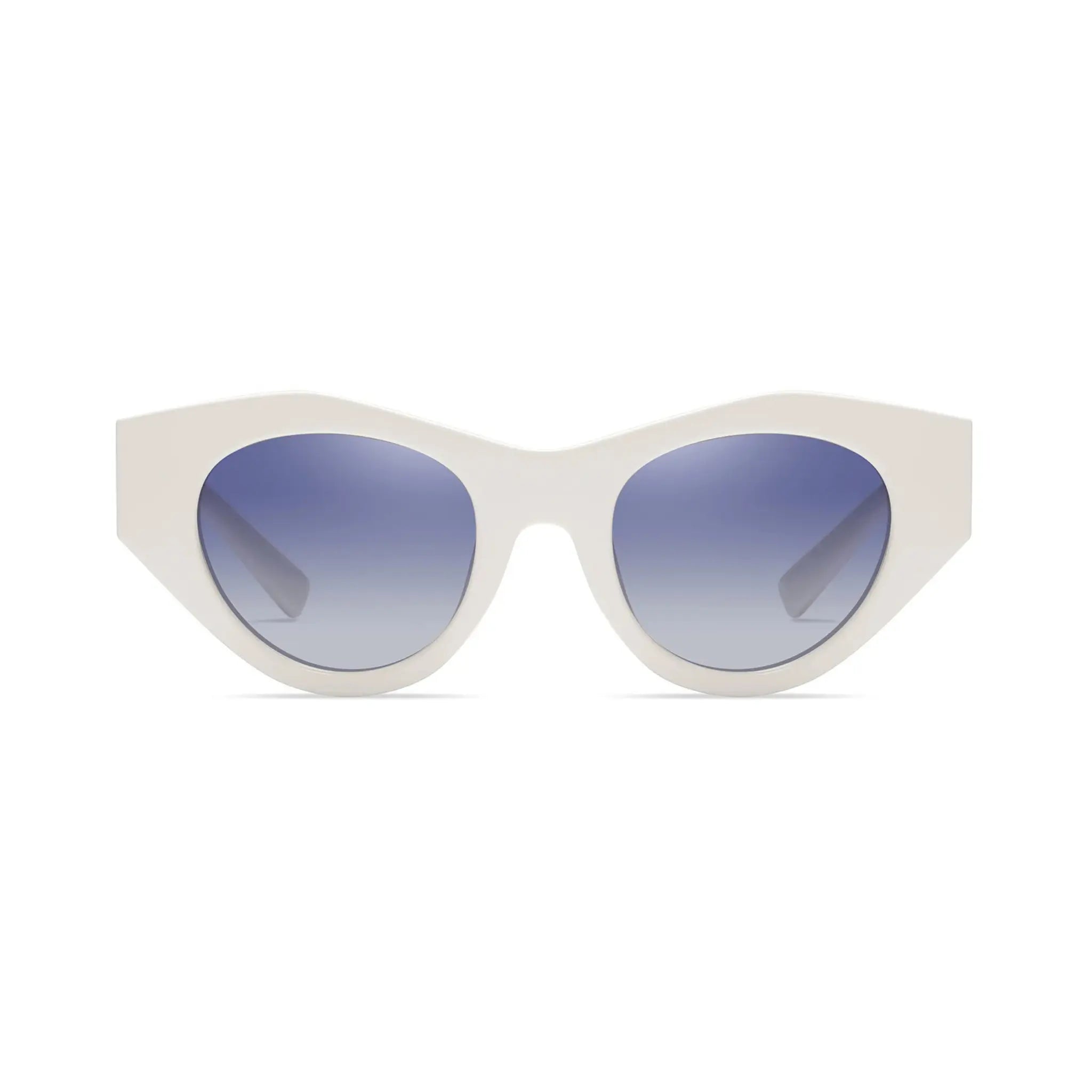 Betty’s Retro Shades Marilyn sunglasses in white with grey gradient lenses