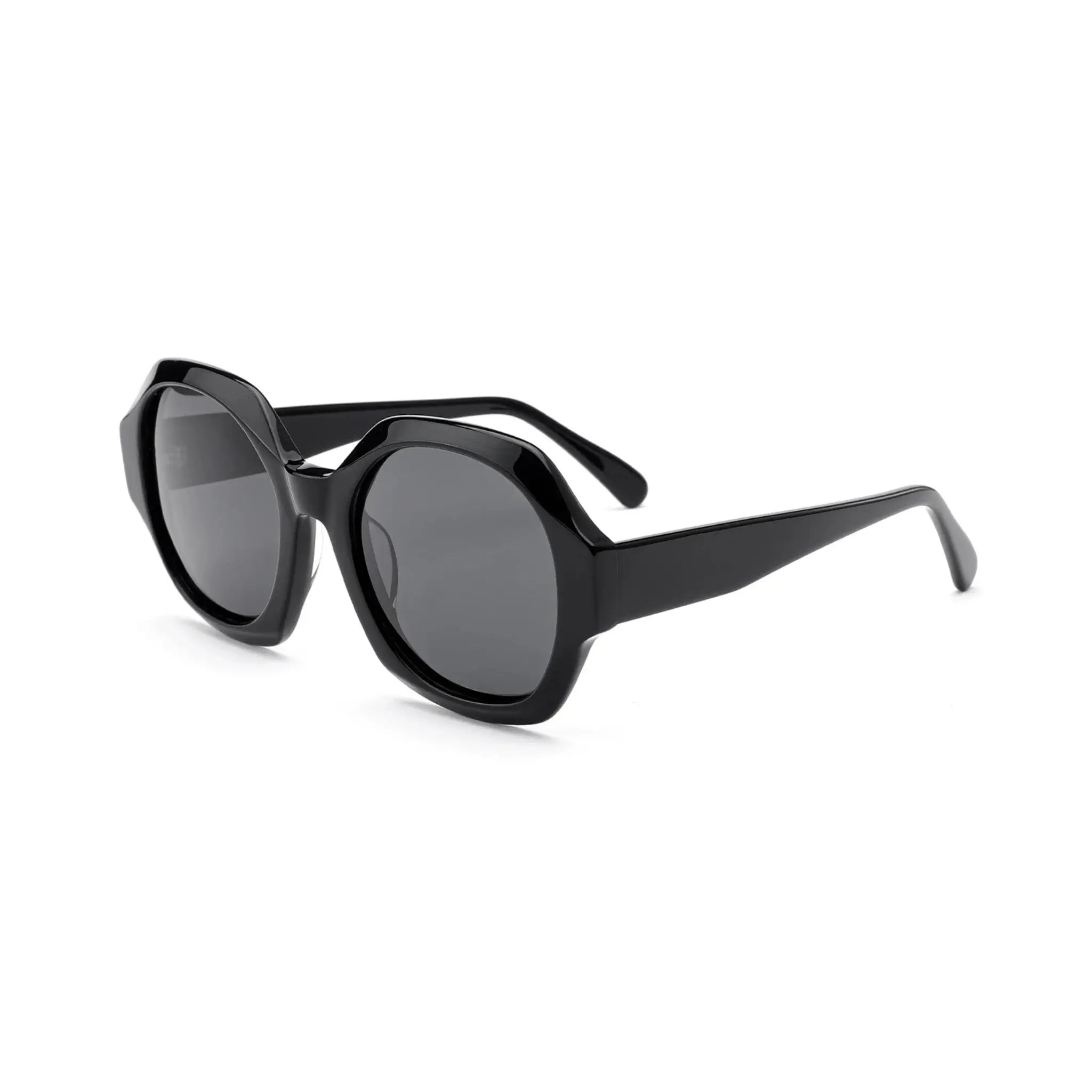 Betty’s Retro Shades Octavia sunglasses in black with dark grey lenses