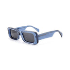 Betty’s Retro Shades Penelope sunglasses in clear blue with dark grey lenses