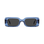 Betty’s Retro Shades Penelope sunglasses in clear blue with dark grey lenses
