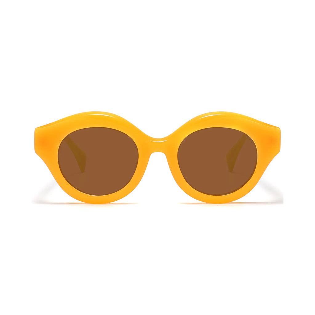 Betty’s Retro Shades Posey sunglasses in honey with amber lenses