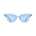 Betty’s Retro Shades Priscilla sunglasses in clear blue with blue lenses