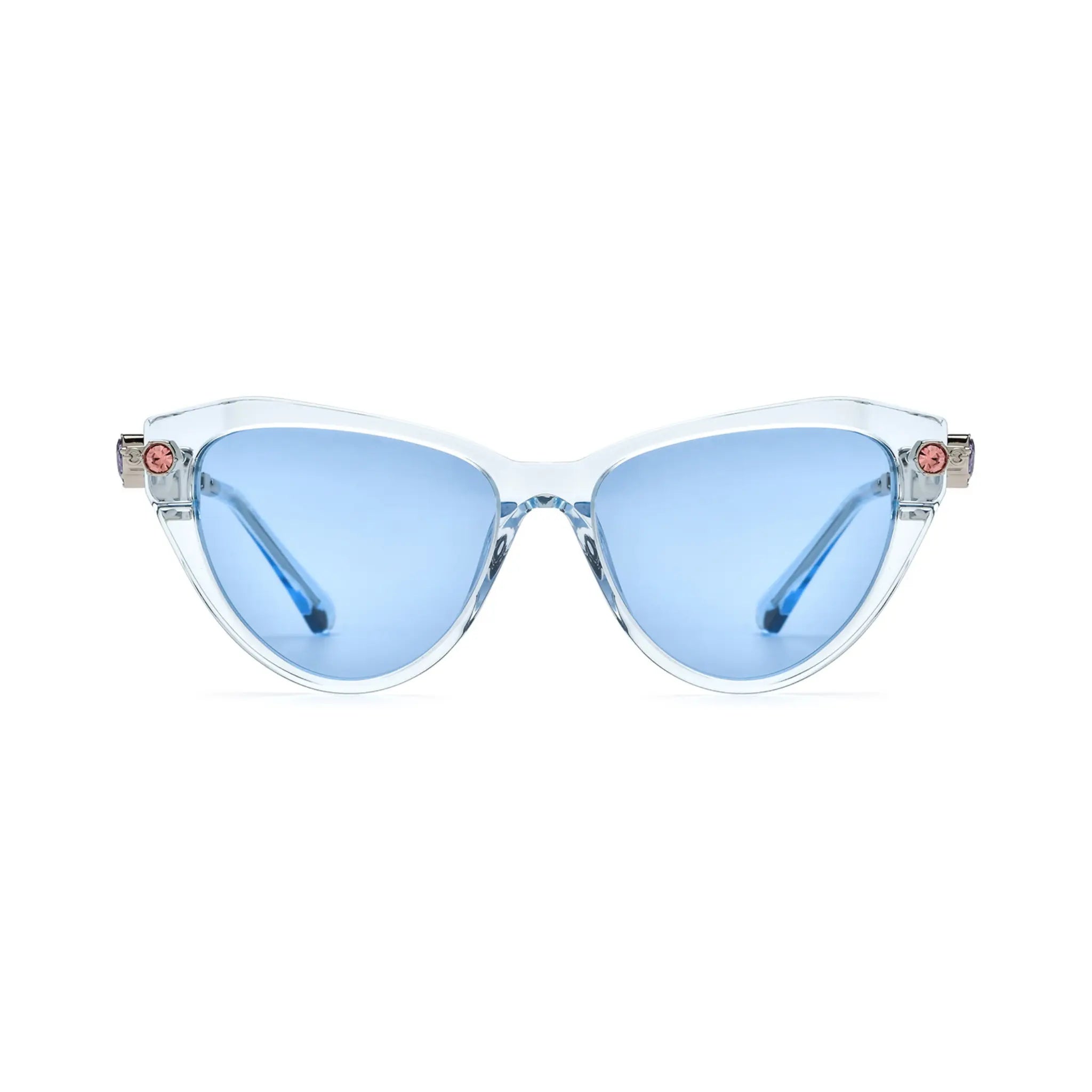 Betty’s Retro Shades Priscilla sunglasses in clear blue with blue lenses