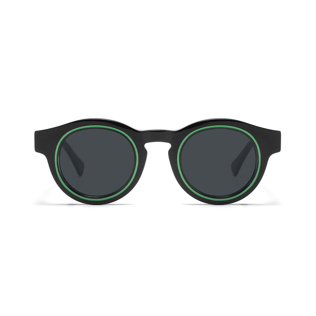 Betty’s Retro Shades Rita sunglasses in black with dark grey lenses