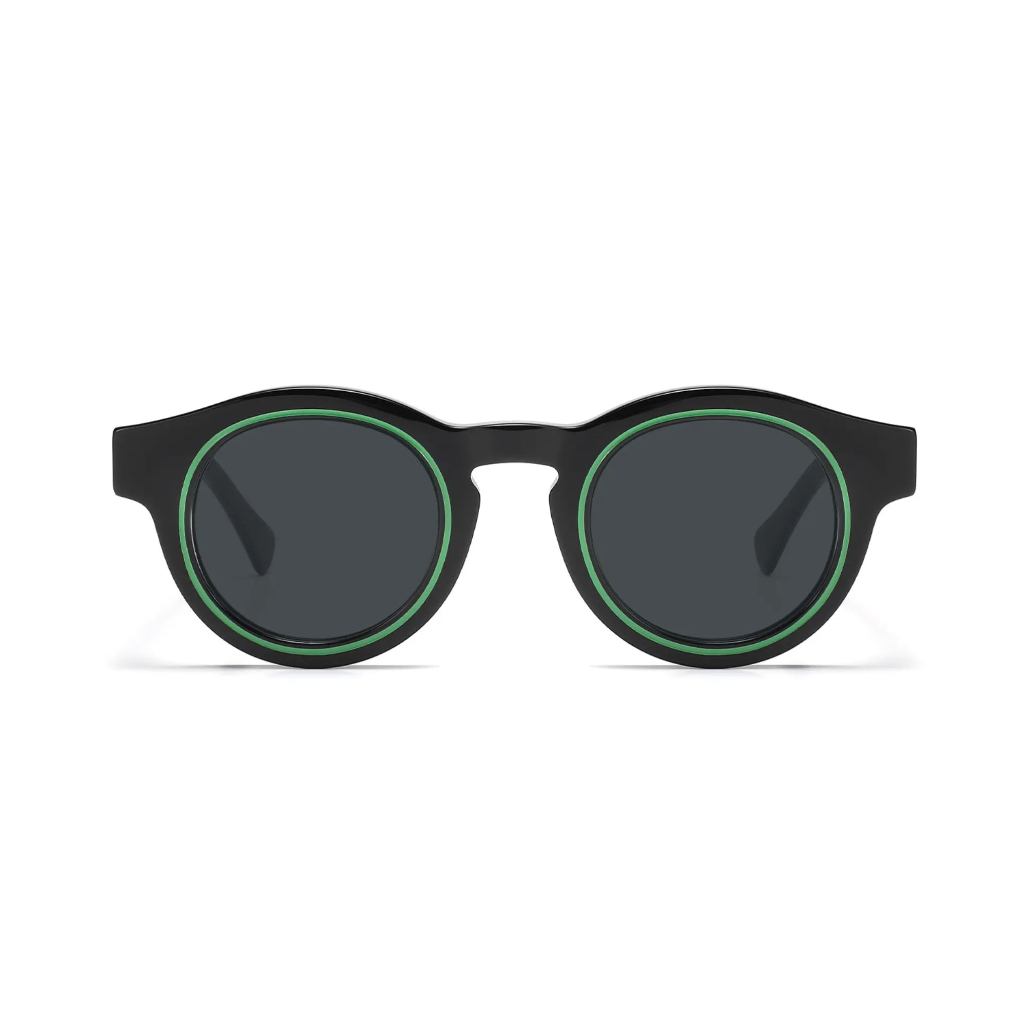 Betty’s Retro Shades Rita sunglasses in black with dark grey lenses
