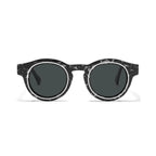 Betty’s Retro Shades Rita sunglasses in marbled black with dark grey lenses