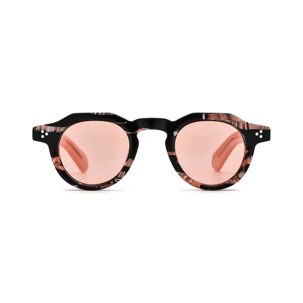 Betty’s Retro Shades Romy sunglasses in marbled pink with rose lenses