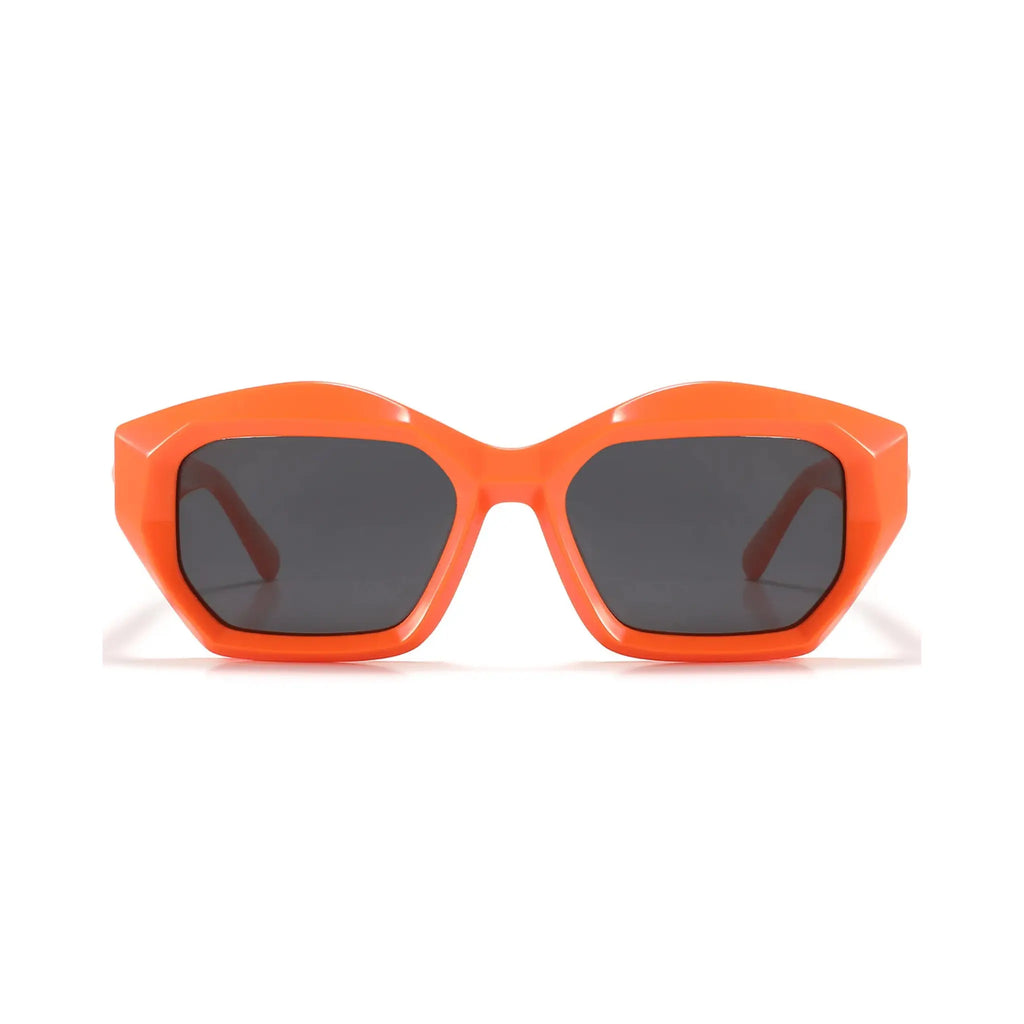 Betty’s Retro Shades Roxie sunglasses in orange with dark grey lenses