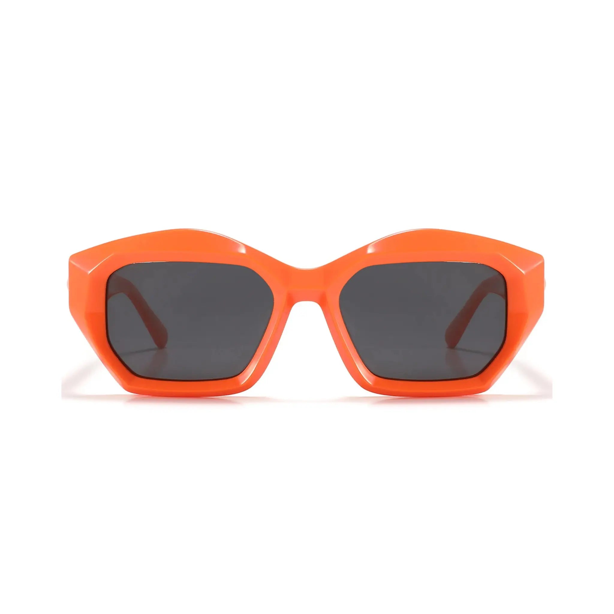 Betty’s Retro Shades Roxie sunglasses in orange with dark grey lenses