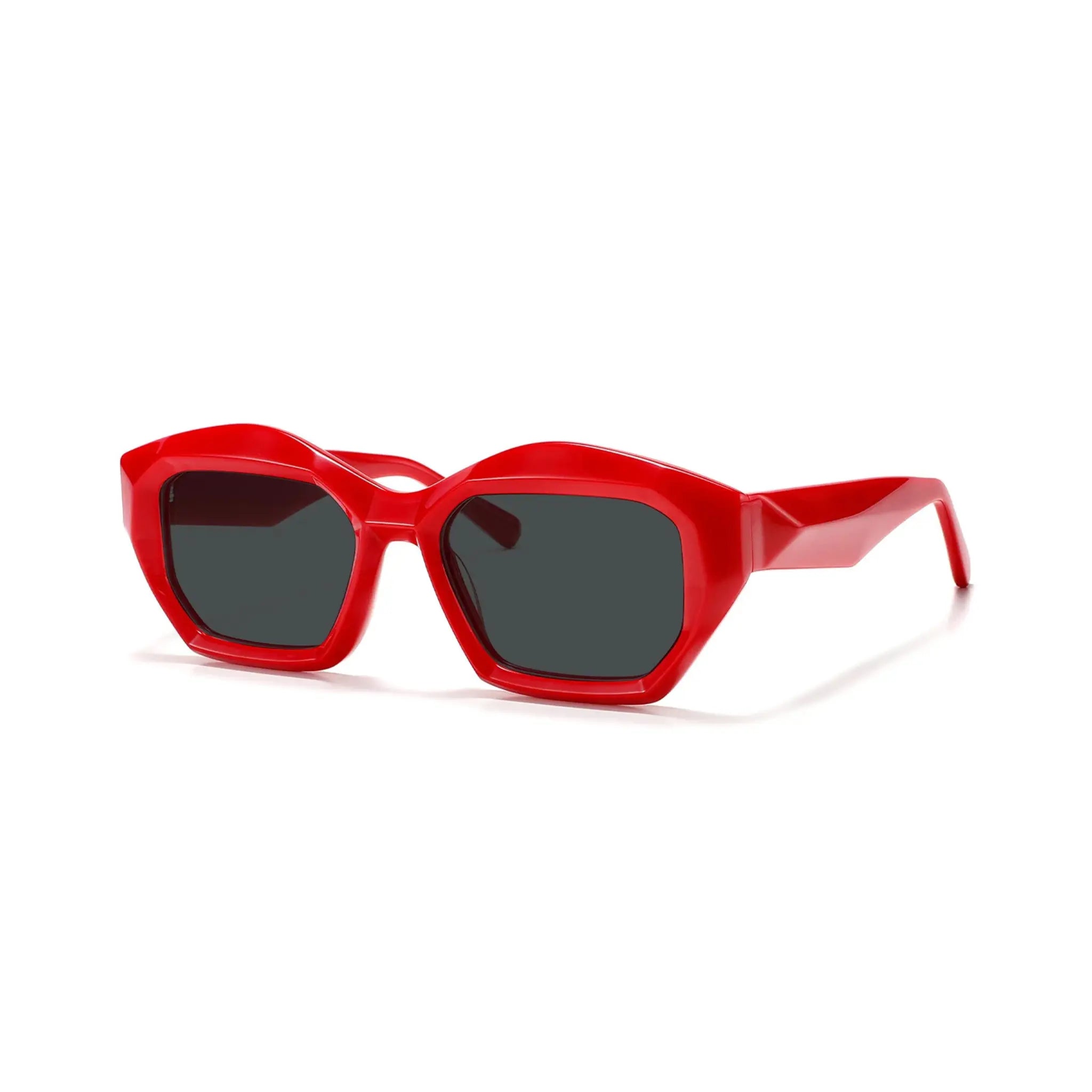 Betty’s Retro Shades Roxie sunglasses in red with dark grey lenses