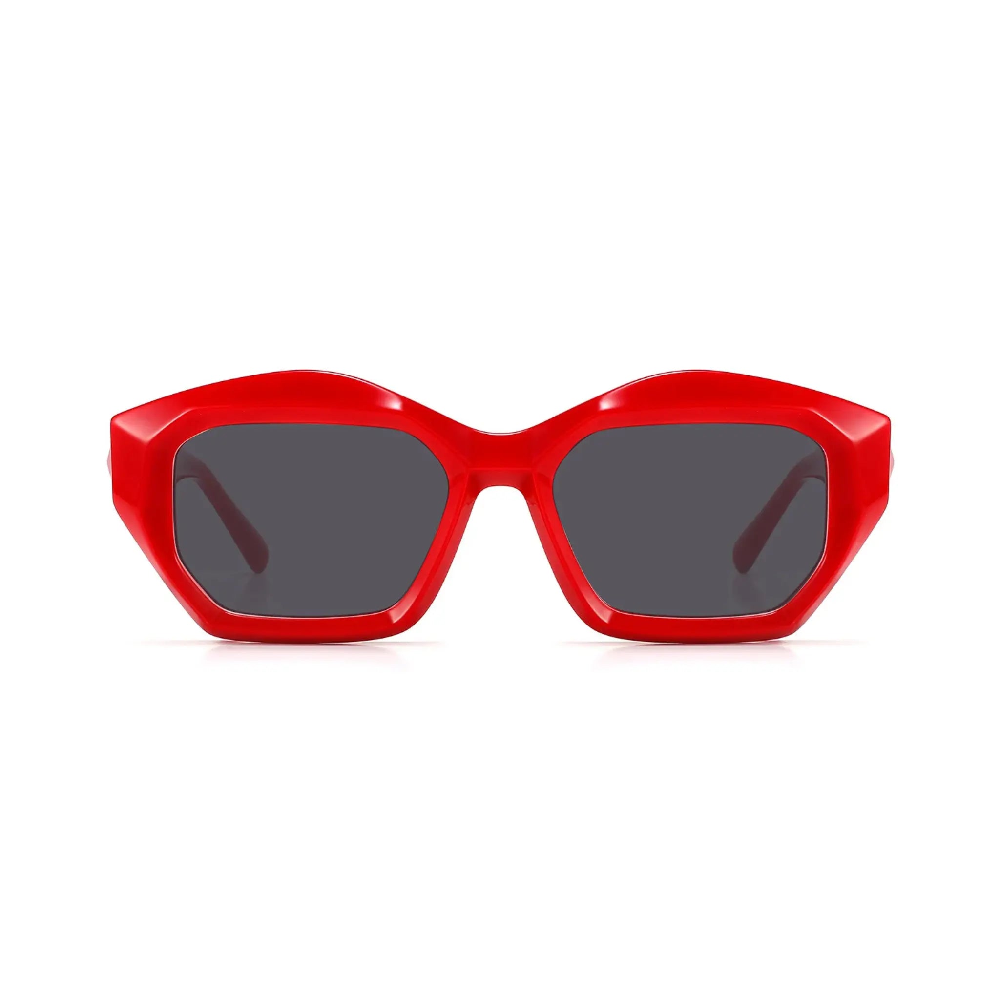 Betty’s Retro Shades Roxie sunglasses in red with dark grey lenses