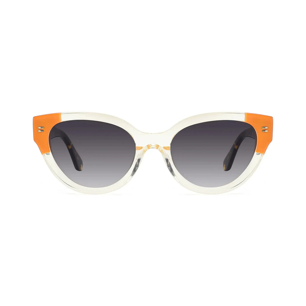 Betty’s Retro Shades Shirley sunglasses in honey with dark grey lenses