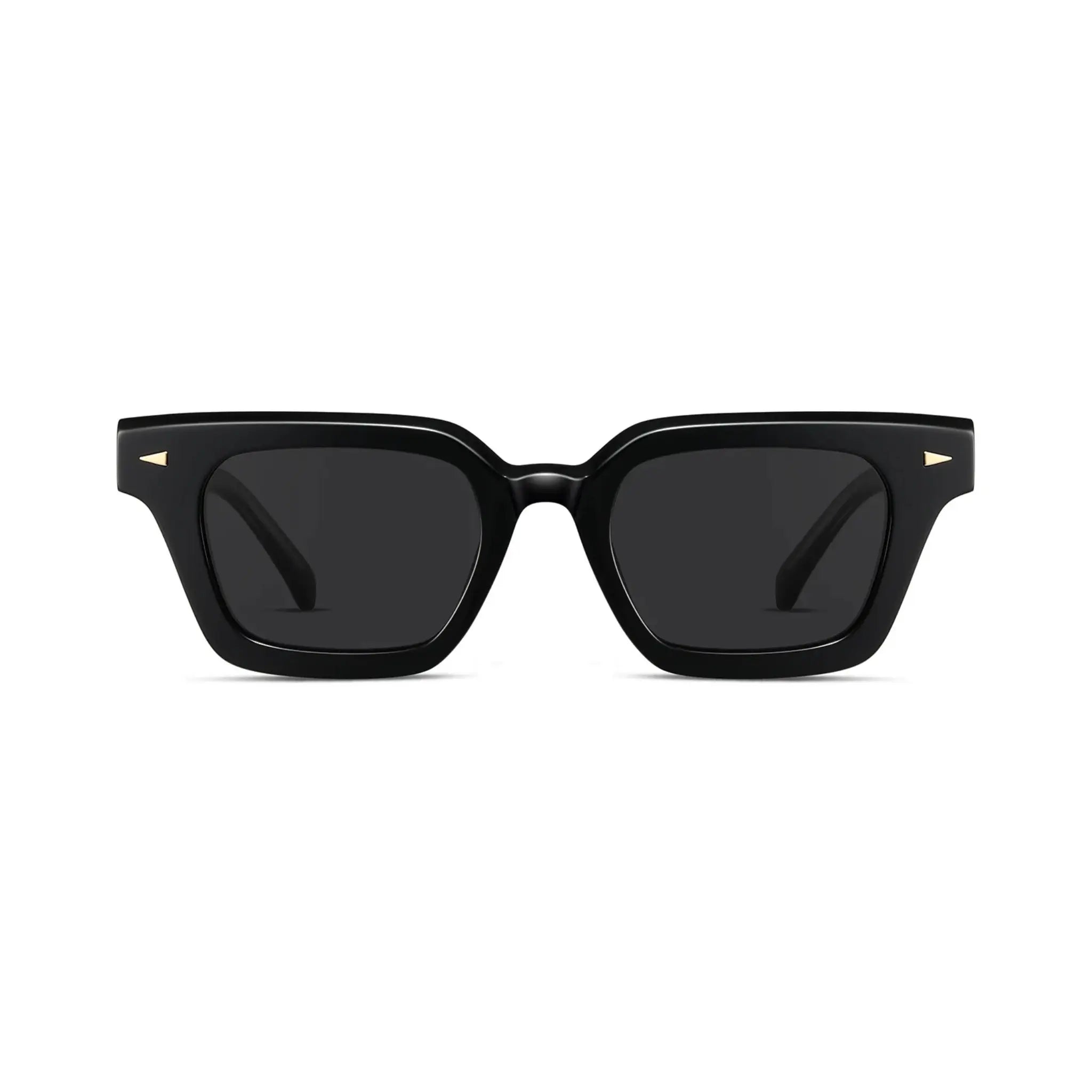 Betty’s Retro Shades Tessa sunglasses in black with dark grey lenses