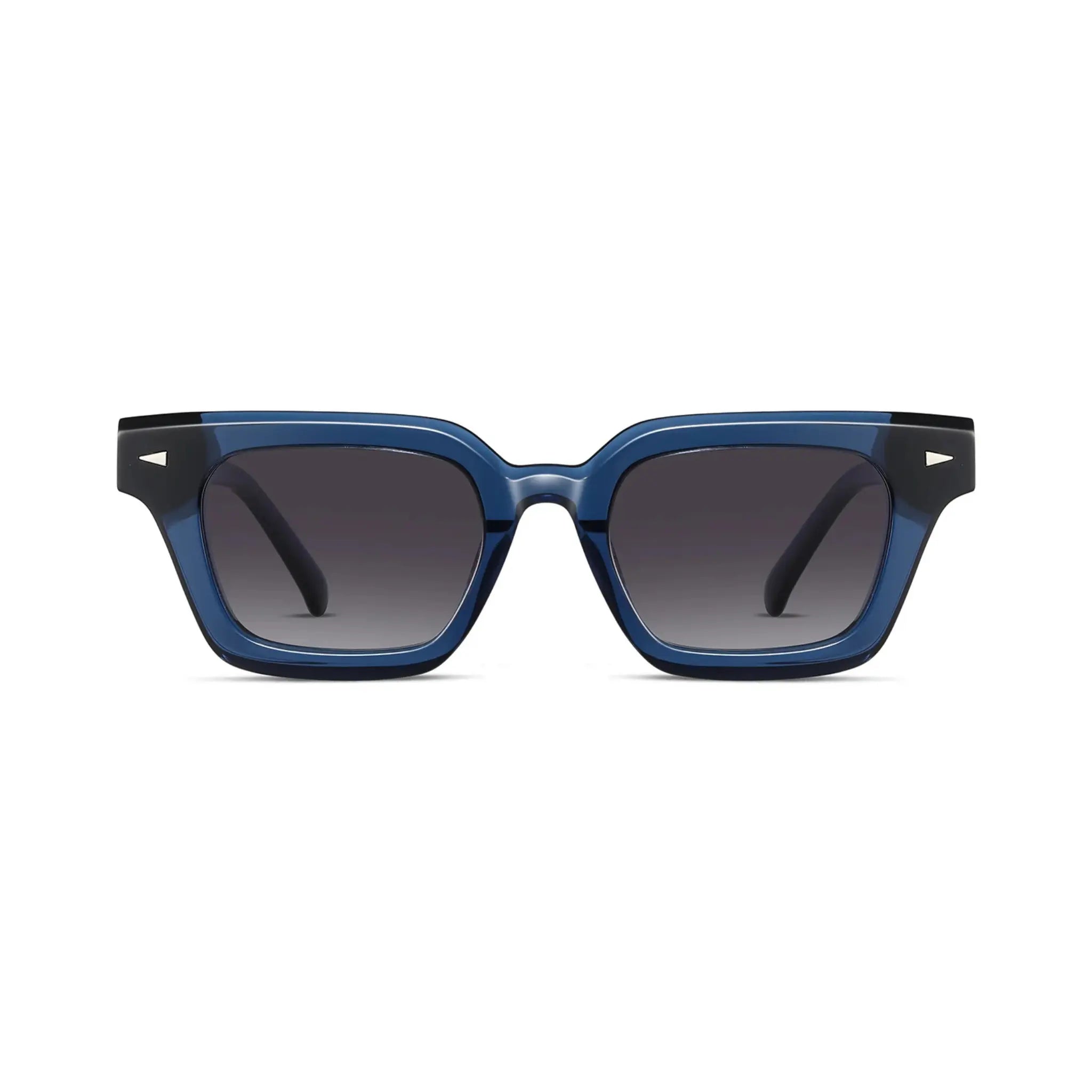Betty’s Retro Shades Tessa sunglasses in clear blue with grey gradient lenses