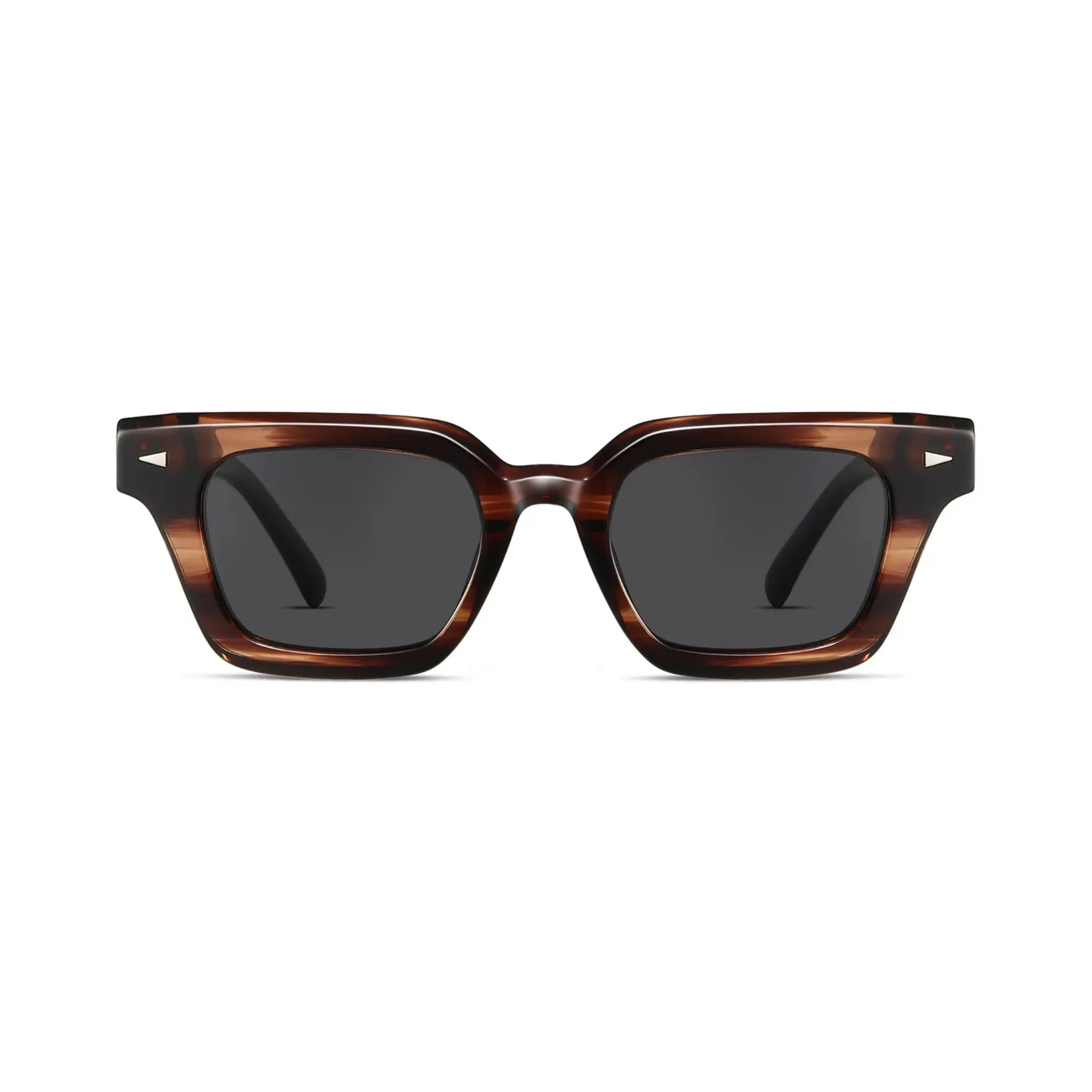 Betty’s Retro Shades Tessa sunglasses in marbled brown with dark grey lenses