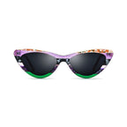 Betty’s Retro Shades Vivienne sunglasses in marbled purple with dark grey lenses